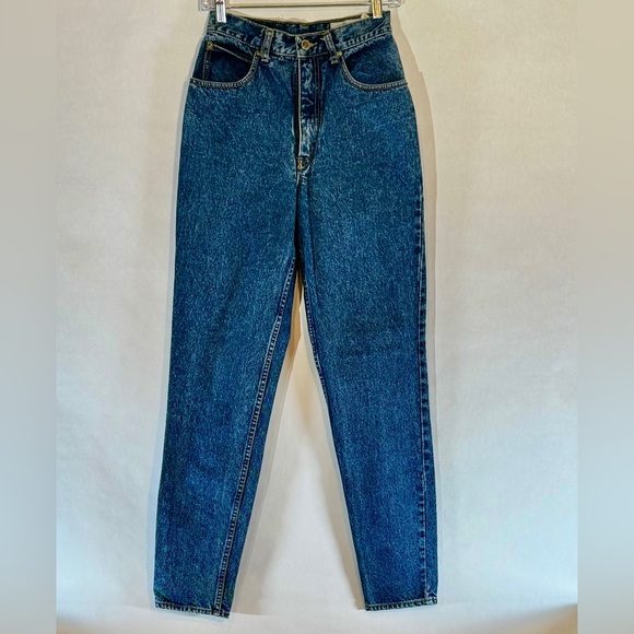 Vintage Lawman Premium High Rise Cotton Stonewash Denim , Junior Size 9 - Picture 2 of 5